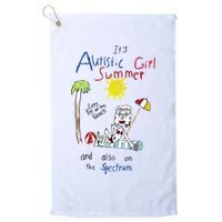 Its Autistic Girl Summer And Also On The Spectrum Golf Towel