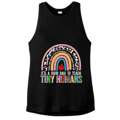 It's A Good Day To Teach Tiny Humans Ladies PosiCharge Tri-Blend Wicking Tank