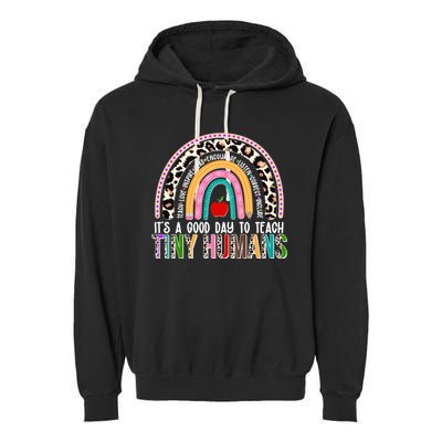 It's A Good Day To Teach Tiny Humans Garment-Dyed Fleece Hoodie