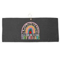 It's A Good Day To Teach Tiny Humans Large Microfiber Waffle Golf Towel