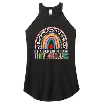 It's A Good Day To Teach Tiny Humans Women's Perfect Tri Rocker Tank