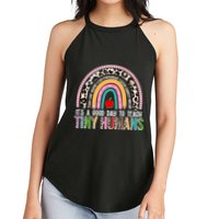 It's A Good Day To Teach Tiny Humans Women's Perfect Tri Rocker Tank