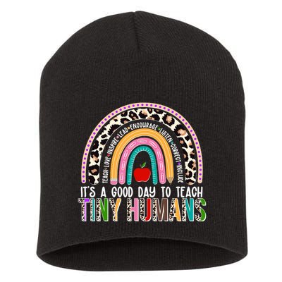 It's A Good Day To Teach Tiny Humans Short Acrylic Beanie