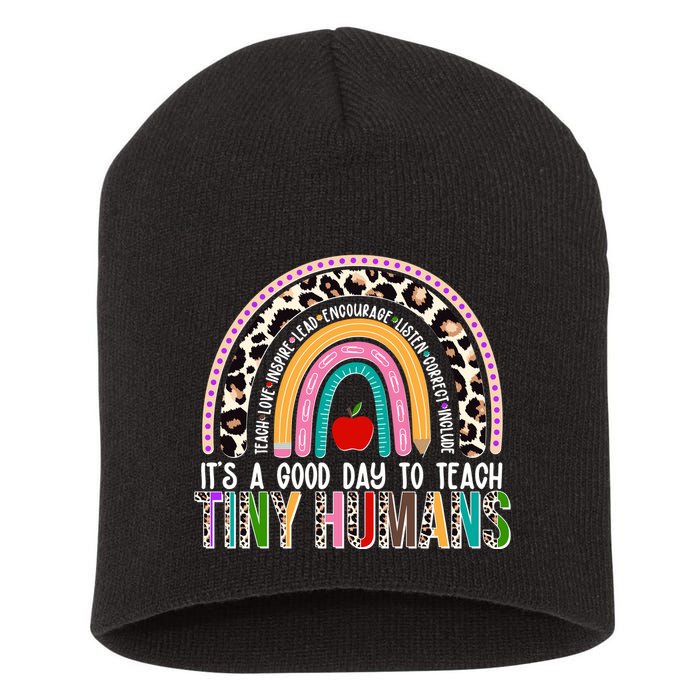 It's A Good Day To Teach Tiny Humans Short Acrylic Beanie