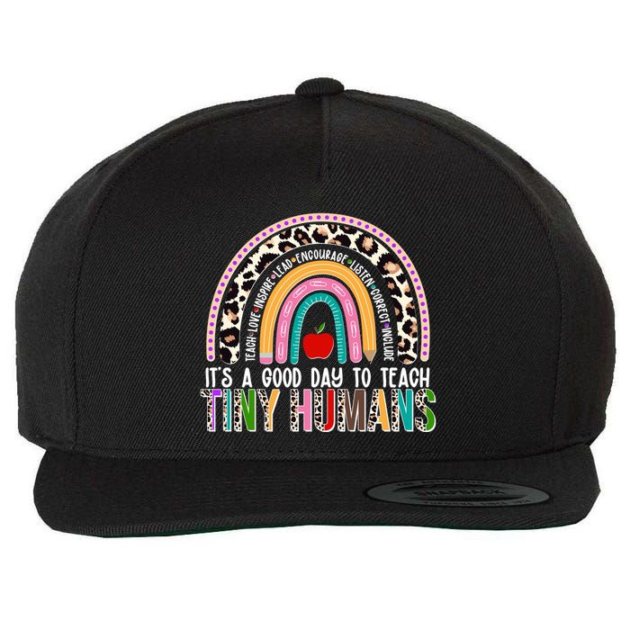 It's A Good Day To Teach Tiny Humans Wool Snapback Cap