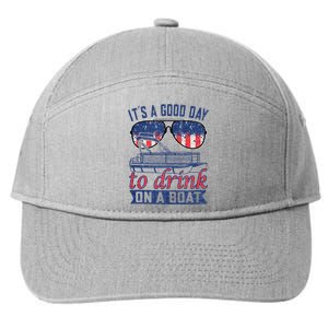 It´s A Good Day To Drink On A Boat Captain Life Is Better 7-Panel Snapback Hat