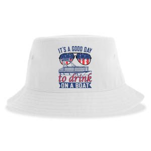 It´s A Good Day To Drink On A Boat Captain Life Is Better Sustainable Bucket Hat