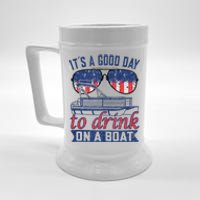 It´s A Good Day To Drink On A Boat Captain Life Is Better Beer Stein