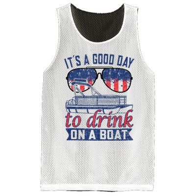 It´s A Good Day To Drink On A Boat Captain Life Is Better Mesh Reversible Basketball Jersey Tank