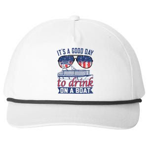 It´s A Good Day To Drink On A Boat Captain Life Is Better Snapback Five-Panel Rope Hat