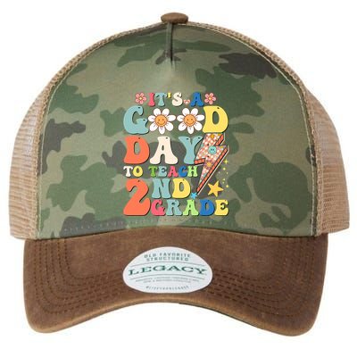Its A Good Day To Teach Second Grade 2nd Grade Teacher Legacy Tie Dye Trucker Hat