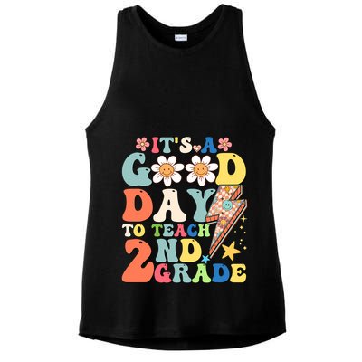 Its A Good Day To Teach Second Grade 2nd Grade Teacher Ladies PosiCharge Tri-Blend Wicking Tank