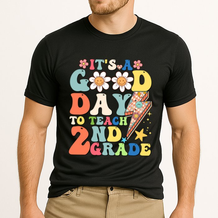 Its A Good Day To Teach Second Grade 2nd Grade Teacher Cooling Performance Crew T-Shirt