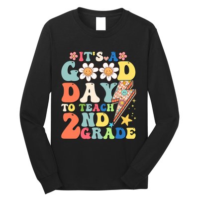 Its A Good Day To Teach Second Grade 2nd Grade Teacher Long Sleeve Shirt