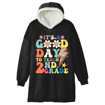 Its A Good Day To Teach Second Grade 2nd Grade Teacher Hooded Wearable Blanket