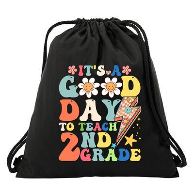 Its A Good Day To Teach Second Grade 2nd Grade Teacher Drawstring Bag