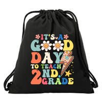 Its A Good Day To Teach Second Grade 2nd Grade Teacher Drawstring Bag