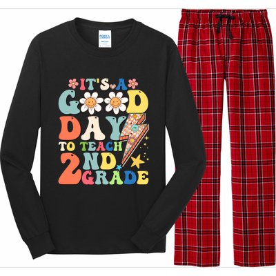 Its A Good Day To Teach Second Grade 2nd Grade Teacher Long Sleeve Pajama Set