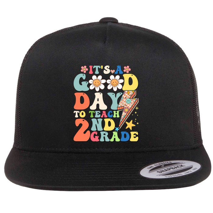 Its A Good Day To Teach Second Grade 2nd Grade Teacher Flat Bill Trucker Hat