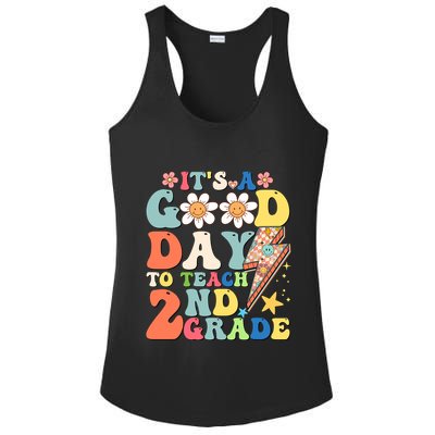Its A Good Day To Teach Second Grade 2nd Grade Teacher Ladies PosiCharge Competitor Racerback Tank