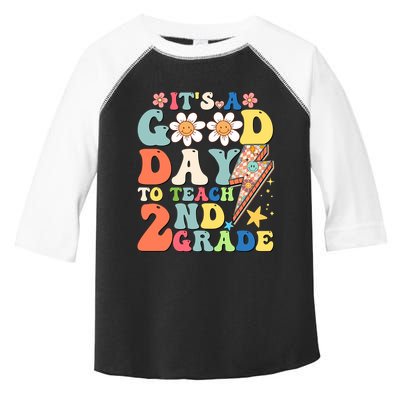 Its A Good Day To Teach Second Grade 2nd Grade Teacher Toddler Fine Jersey T-Shirt