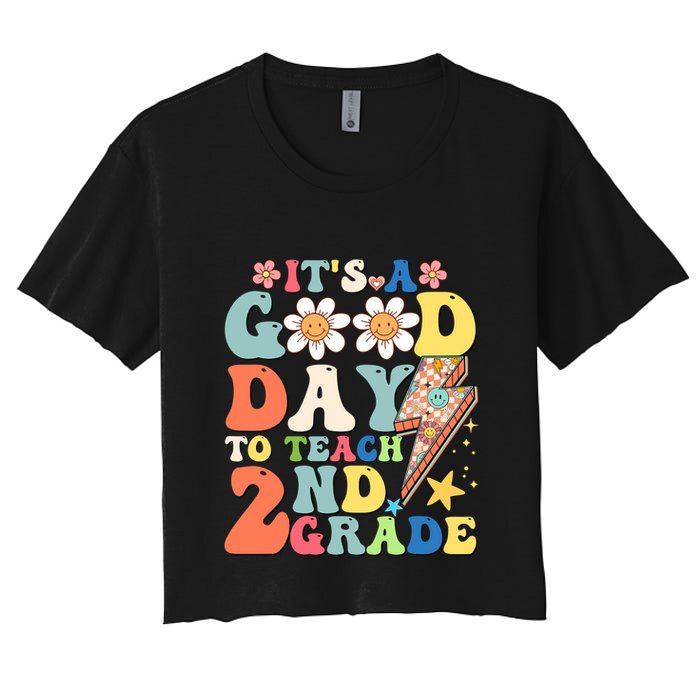 Its A Good Day To Teach Second Grade 2nd Grade Teacher Crop Top