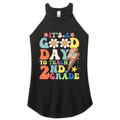 Its A Good Day To Teach Second Grade 2nd Grade Teacher Women's Perfect Tri Rocker Tank