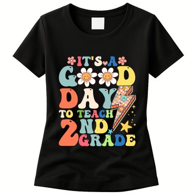 Its A Good Day To Teach Second Grade 2nd Grade Teacher Womens T-Shirt