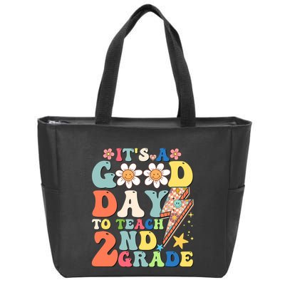 Its A Good Day To Teach Second Grade 2nd Grade Teacher Zip Tote Bag