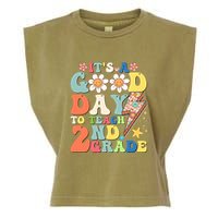 Its A Good Day To Teach Second Grade 2nd Grade Teacher Garment-Dyed Women's Muscle Tee