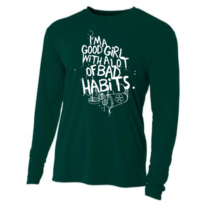 IM A Good Girl With Lots Of Bad Habits Cooling Performance Long Sleeve Crew