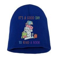 Its A Good Day To Read Bookworm Librarian Book Lover Gift Cool Gift Short Acrylic Beanie