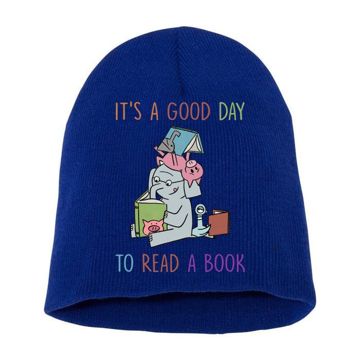 Its A Good Day To Read Bookworm Librarian Book Lover Gift Cool Gift Short Acrylic Beanie