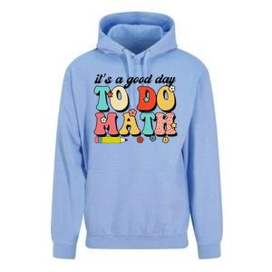 ItS A Good Day To Do Math Groovy Math Teacher First Day Unisex Surf Hoodie