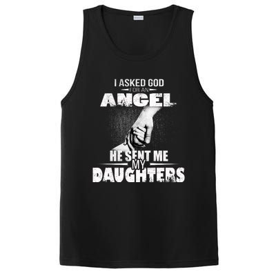 I Asked God For An Angel He Sent Me My Daughters PosiCharge Competitor Tank