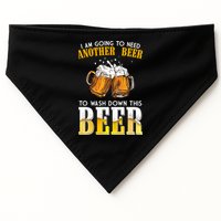 I Am Going To Need Another Beer To Wash Down This Beer Funny USA-Made Doggie Bandana