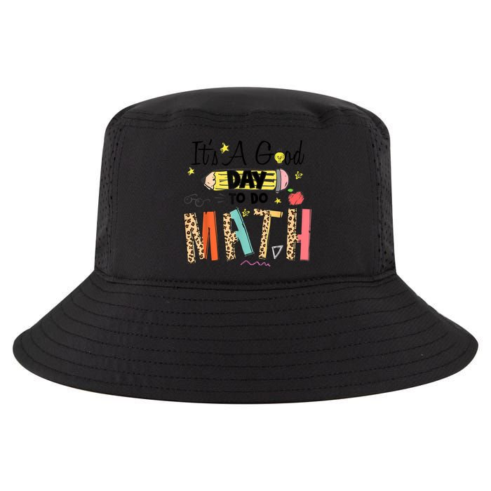 Its A Good Day To Do Math Leopard Pencil Teacher Cool Comfort Performance Bucket Hat