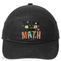 Its A Good Day To Do Math Leopard Pencil Teacher 7-Panel Snapback Hat