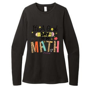 Its A Good Day To Do Math Leopard Pencil Teacher Womens CVC Long Sleeve Shirt