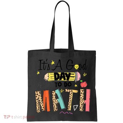 Its A Good Day To Do Math Leopard Pencil Teacher Bag