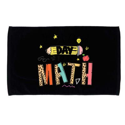 Its A Good Day To Do Math Leopard Pencil Teacher Microfiber Hand Towel