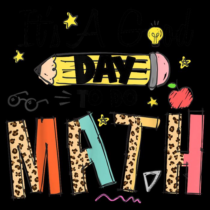 Its A Good Day To Do Math Leopard Pencil Teacher Wool Snapback Cap
