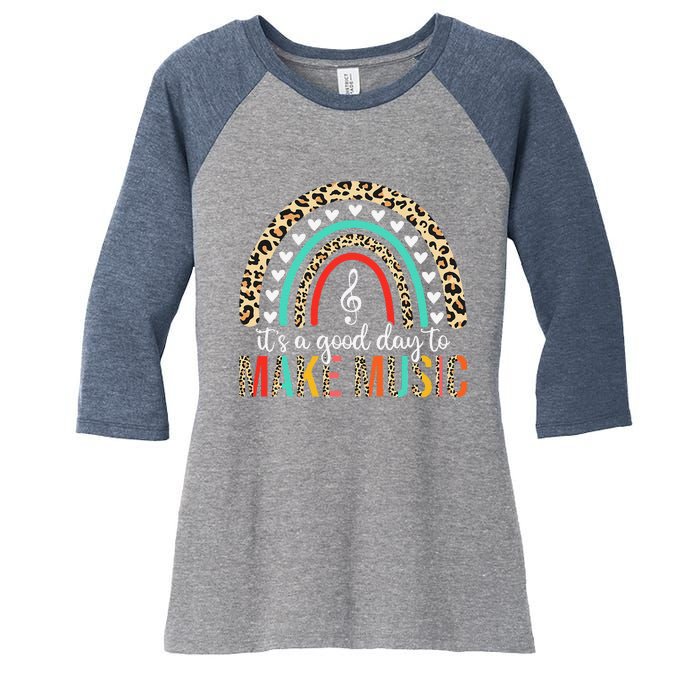 ItS A Good Day To Make Music Back To School Music Teacher Women's Tri-Blend 3/4-Sleeve Raglan Shirt