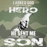 I Asked God For A Hero He Sent Me My Son Legacy Tie Dye Trucker Hat
