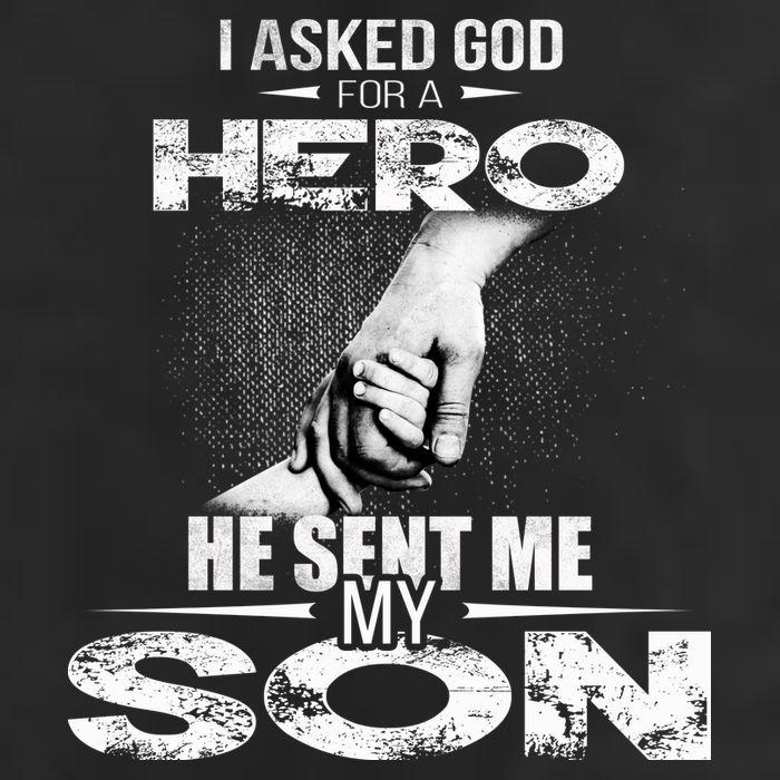 I Asked God For A Hero He Sent Me My Son Golf Towel