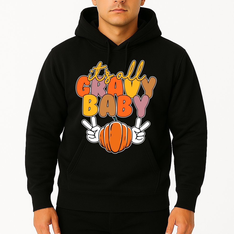 Its All Gravy Baby Pumpkin Fall Funny Hoodie
