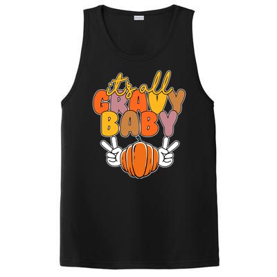 Its All Gravy Baby Pumpkin Fall Funny PosiCharge Competitor Tank