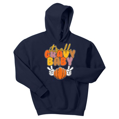 Its All Gravy Baby Pumpkin Fall Funny Kids Hoodie