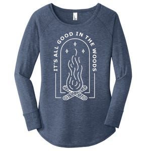 ItS All Good In The Woods Women's Perfect Tri Tunic Long Sleeve Shirt