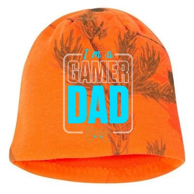 Im A Gamer Dad Cool Gamer Christmas Gift Kati - Camo Knit Beanie